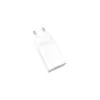 chargeur secteur usb denmen dc01 : 12 w, simple, sûr et fiable Chargeur secteur USB blanc avec fiche européenne