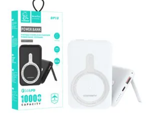 Batterie externe sans fil magnétique Vdenmenv DP18 10000mAh blanche