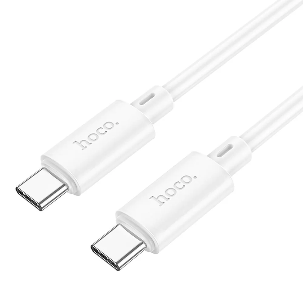 Câble USB-C 60W Hoco X88 Robuste – Blanc 1 m