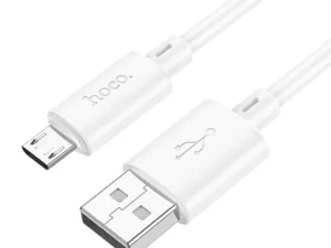 Câble USB vers Micro-USB blanc de la marque Hoco