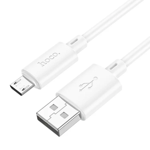 Câble USB vers Micro-USB blanc de la marque Hoco