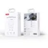 Chargeur de voyage XO CE34 double USB blanc emballage