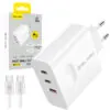 chargeur gan 65w blavec bc 11 – 3 ports + câble usb c inclus chargeur gan 65w blavec bc 11 – 3 ports + câble usb c inclus