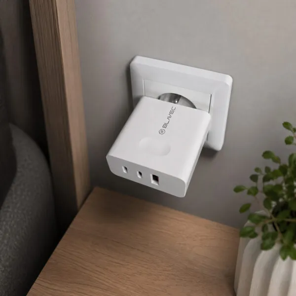 chargeur gan 65w blavec bc 11 – 3 ports + câble usb c inclus chargeur gan 65w blavec bc 11 – 3 ports + câble usb c inclus