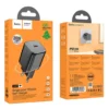 Chargeur rapide Hoco N40 20W USB-C noir emballage orange