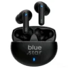 Écouteurs sans fil noirs Blue Star avec boîtier de charge