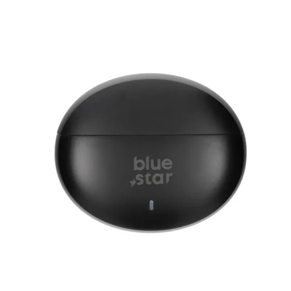 Boîtier de charge noir pour écouteurs sans fil Blue Star