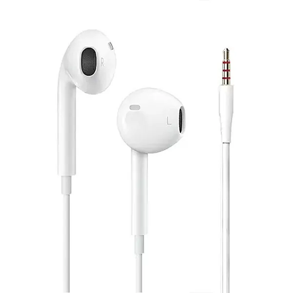 denmen in ear wired headphones dr01 jack 3.5 inches 1m white dr01w Écouteurs intra-auriculaires blancs avec jack 3,5 mm