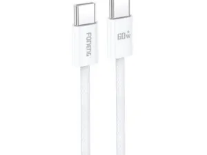 Câble USB-C vers USB-C blanc Foneng X110 charge rapide 60W – Promotek