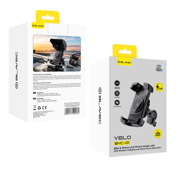support téléphone vélo blavec bvc 01 antichoc – charge 15w support téléphone vélo blavec bvc 01 antichoc – charge 15w