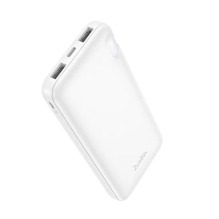 Batterie externe 10000 mAh Hoco J128 blanche