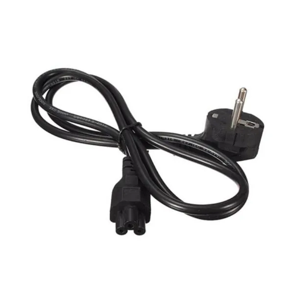 Câble alimentation PC portable avec fiche européenne