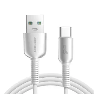 Câble USB-A vers USB-C Joyroom S-A51 – 3A, tressé, 1,2 m – Gris clair