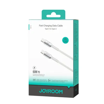 Câble USB-C 60W Joyroom S-A51 – détail du connecteur Câble USB-C 60W Joyroom S-A51 – détail du connecteur
