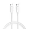 Câble USB-C Forcell 100 W blanc 1 m