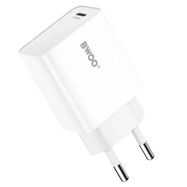Chargeur secteur USB-C 20W BWOO – port USB-C