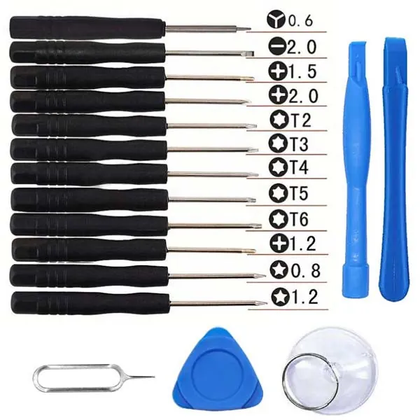 Kit outils réparation smartphone 17 pièces complet