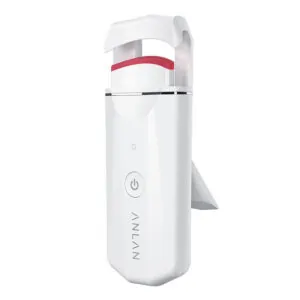 Recourbe-cils chauffant électrique ANLAN – 2 températures, USB-C – Blanc
