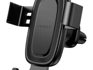 Support téléphone voiture gravité Borofone BH129 noir