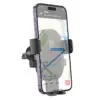 Support téléphone grille aération avec smartphone et GPS