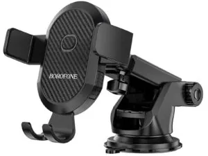 Support téléphone voiture ventouse Borofone BH39 noir