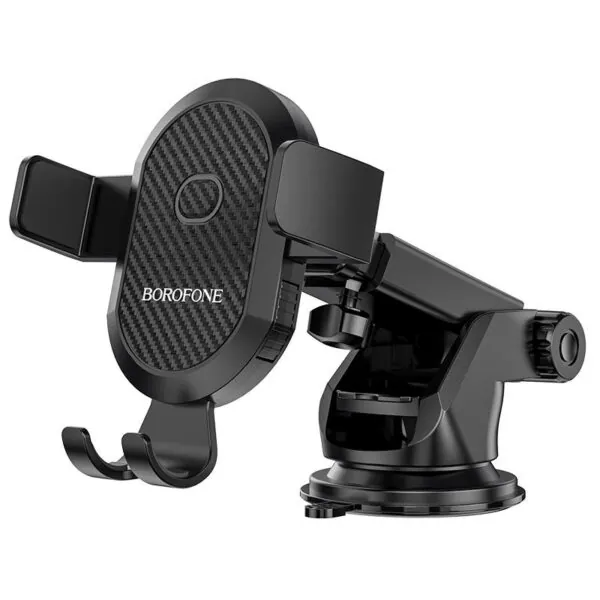 Support téléphone voiture ventouse Borofone BH39 noir