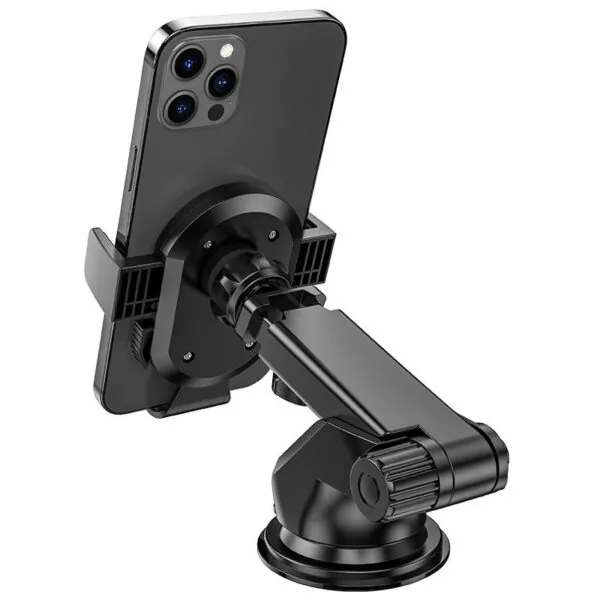 Support téléphone voiture ventouse – pince automatique